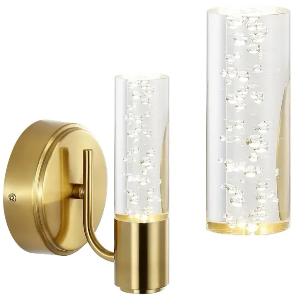 Bolha Minimalist Modern Bubble Acrylic/Iron Integrated LED Vanity Light