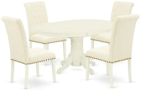 Dining Room Set Linen White