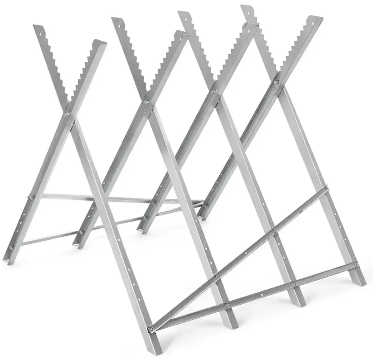 220 lbs Heavy Duty Portable Foldable Steel Sawhorse