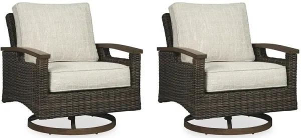 Paradise Trail Swivel Lounge Chair (Set of 2)