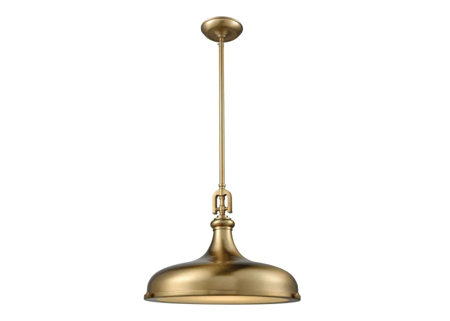 Rutherford 18'' Wide 1-Light Gold Pendant