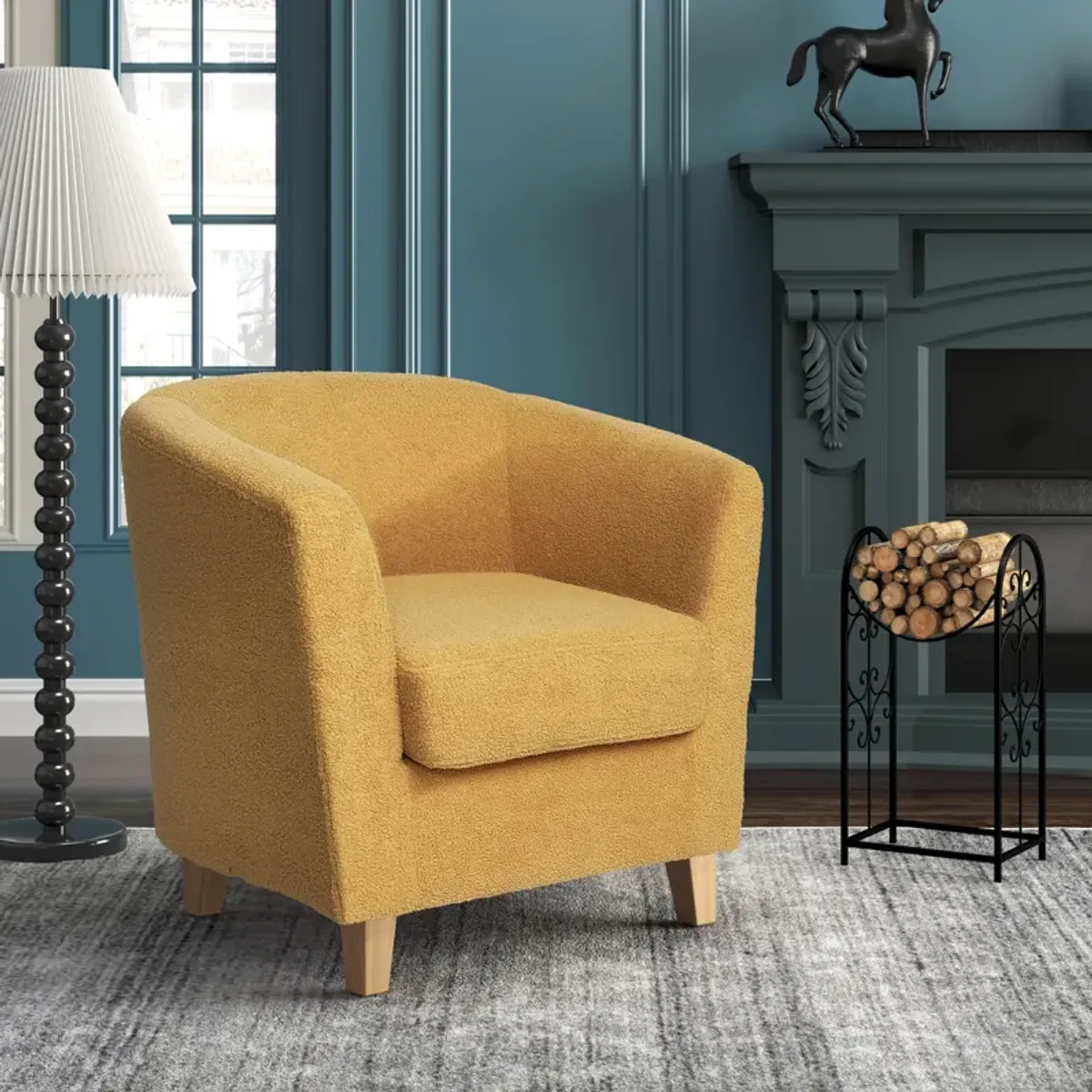 Merax Casual Fabric Club Chair Accent Chair