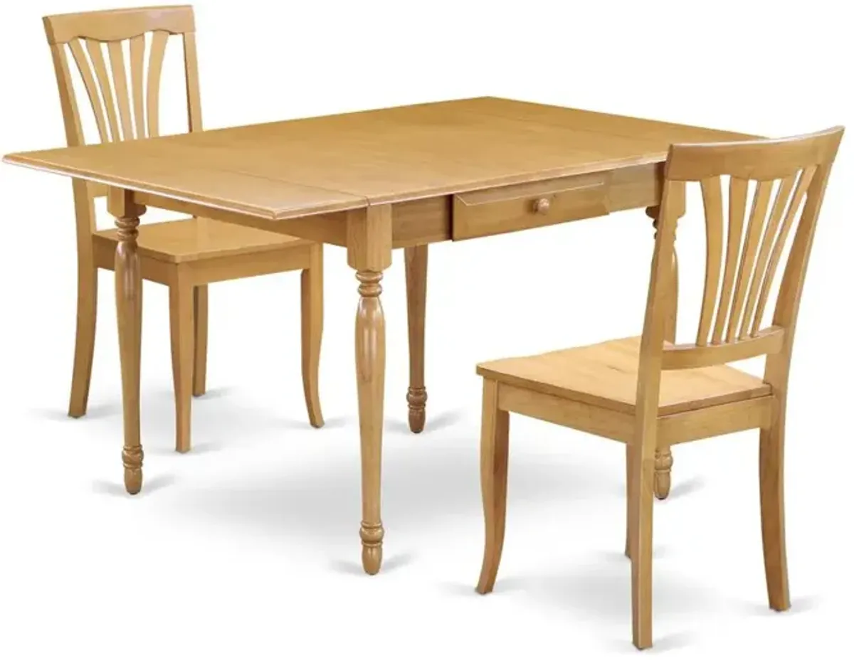 Dining Room Set Oak, MZAV3-OAK-W