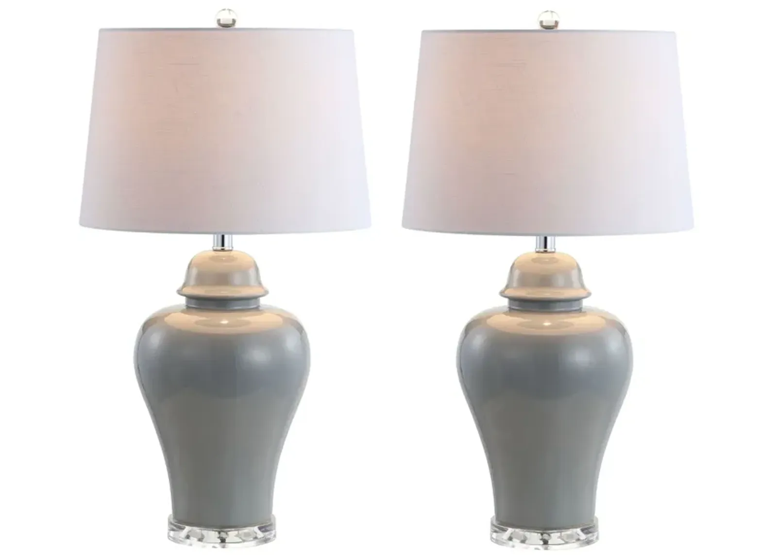 Winnie Ceramic Urn LED Table Lamp (Set of 2)