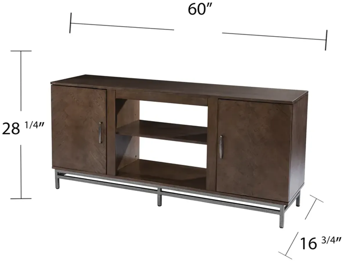 Dibbonly Media Stand w/ Storage