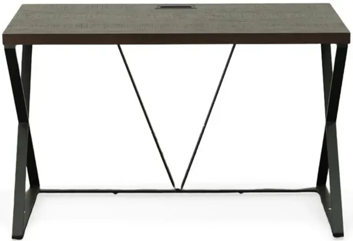 Carolina Living Kendall Computer Desk - Elm/Black