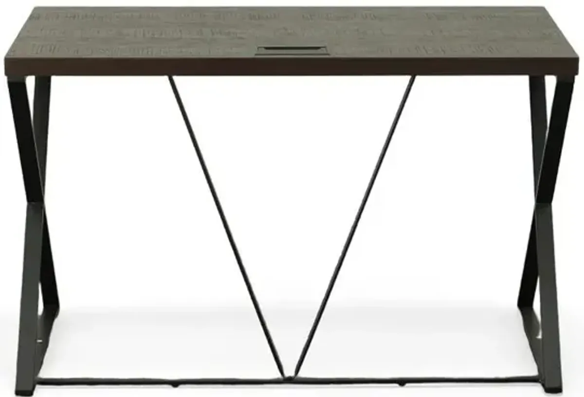 Carolina Living Kendall Computer Desk - Elm/Black