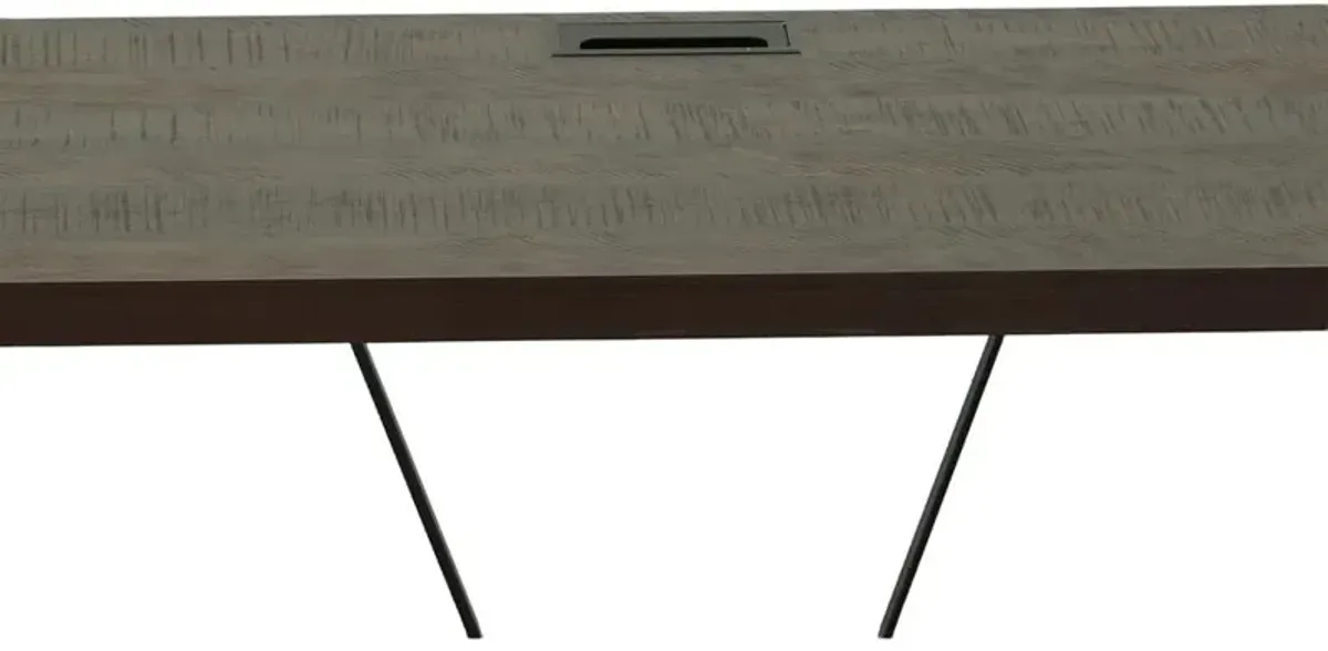 Carolina Living Kendall Computer Desk - Elm/Black