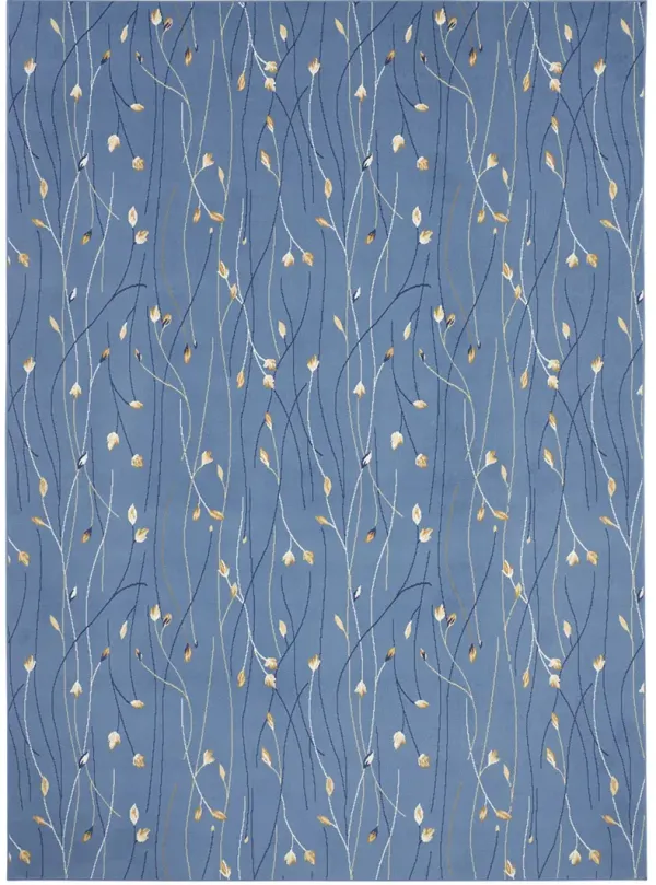 Grafix GRF15 Light Blue 8' x Round Rug