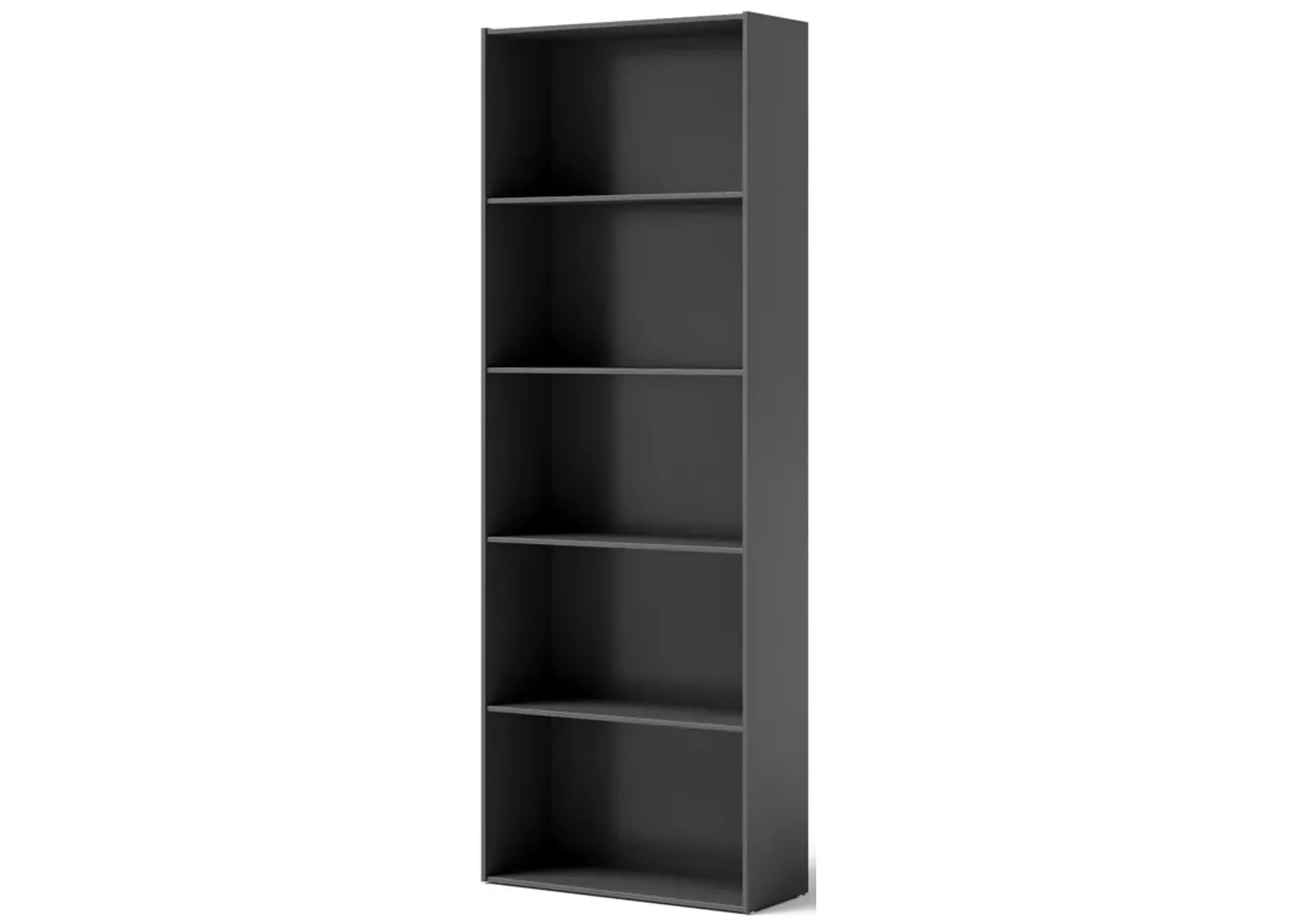 5-Shelf Storage Bookcase Modern Multi-Functional Display Cabinet Furniture