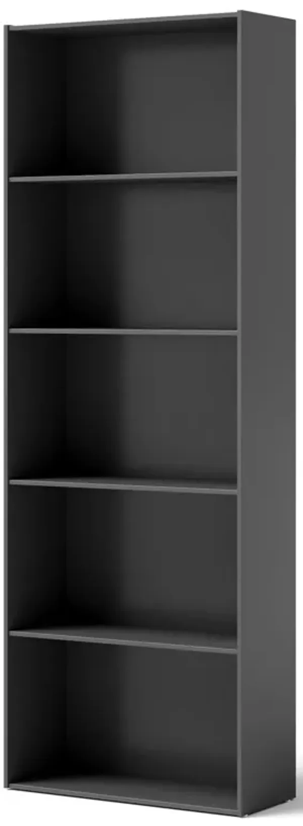 5-Shelf Storage Bookcase Modern Multi-Functional Display Cabinet Furniture