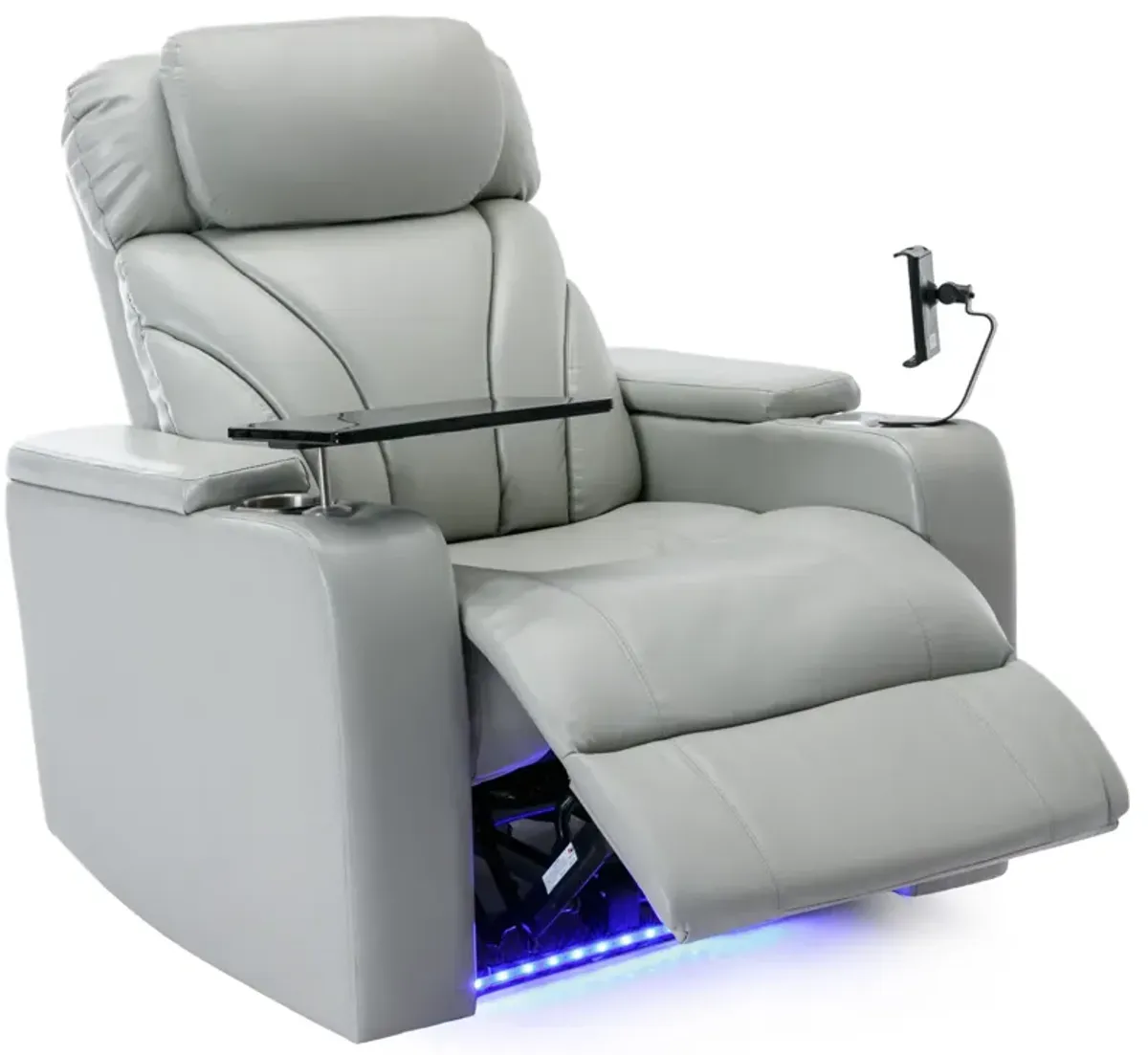 Merax Power Motion Recliner with USB Charging Port and Hidden Arm Storage