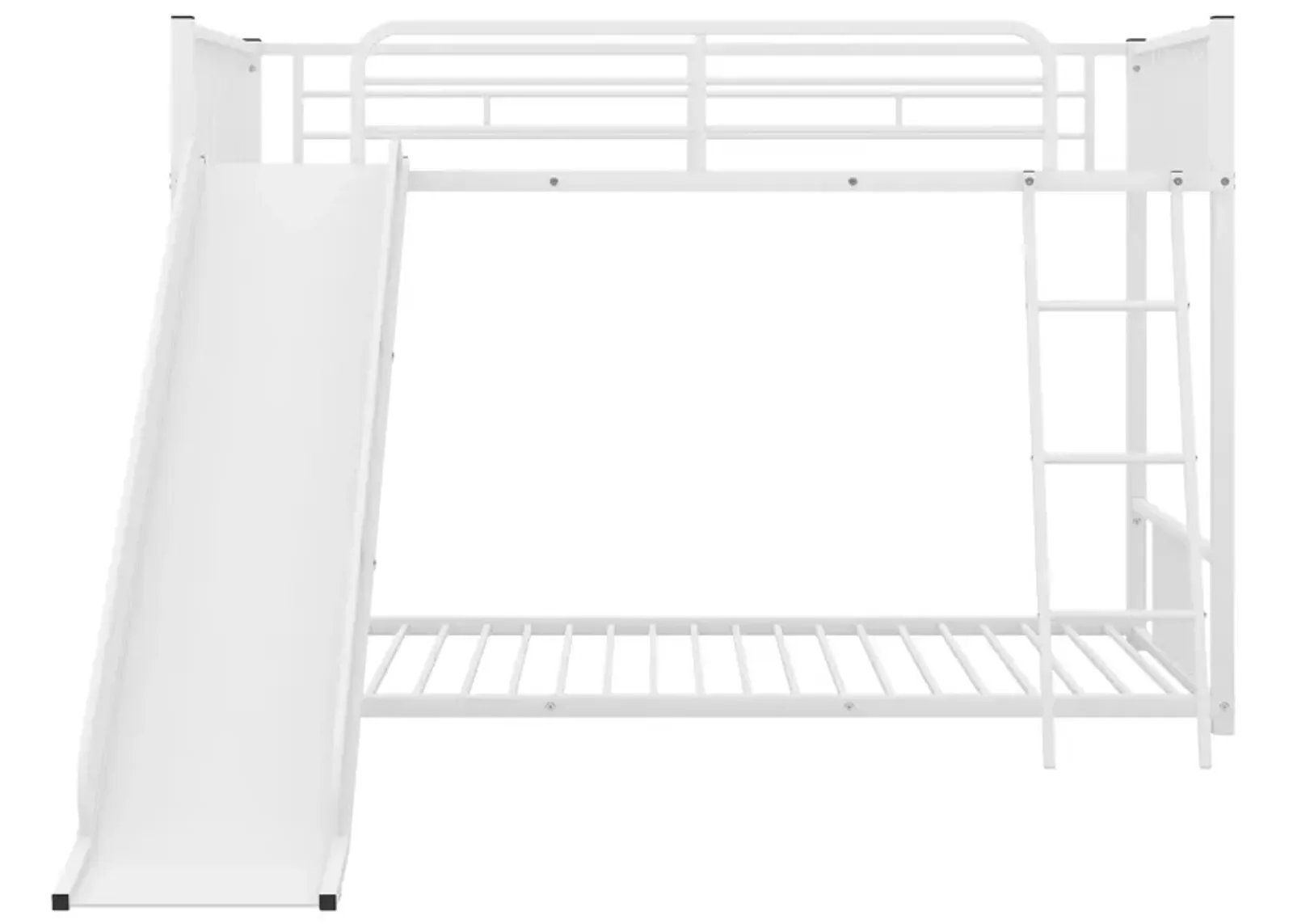 Merax Modern Bunk Bed with Slide Ladder