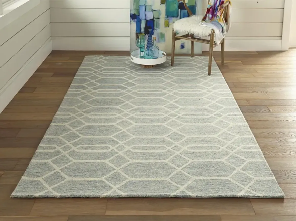 Belfort 8777F Blue/Ivory 8' x 10' Rug