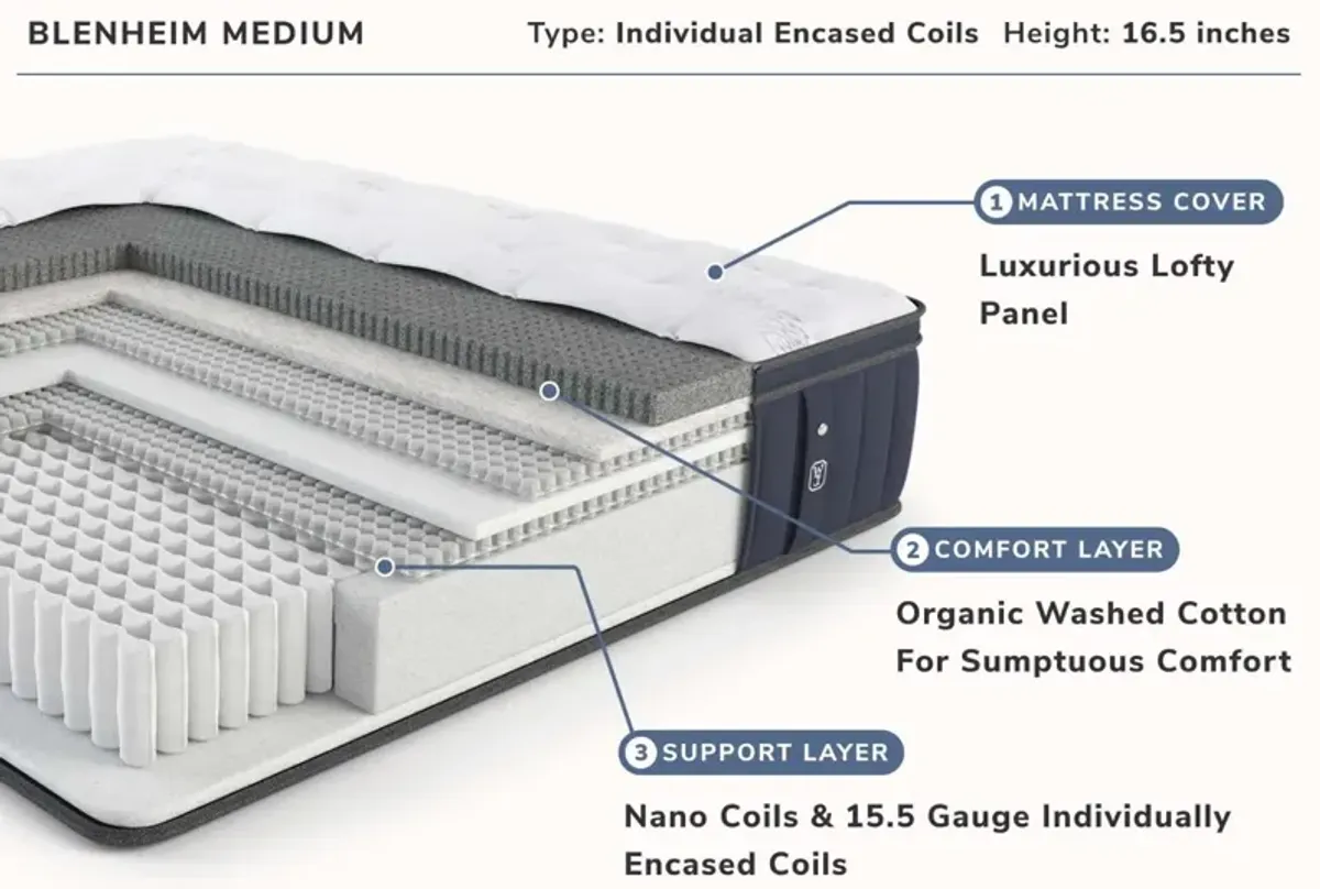 William & Lawrence Blenheim Medium Queen Mattress