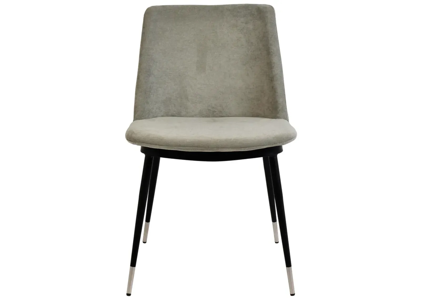 Evora Velvet Chair - Silver Legs (Set of 2)