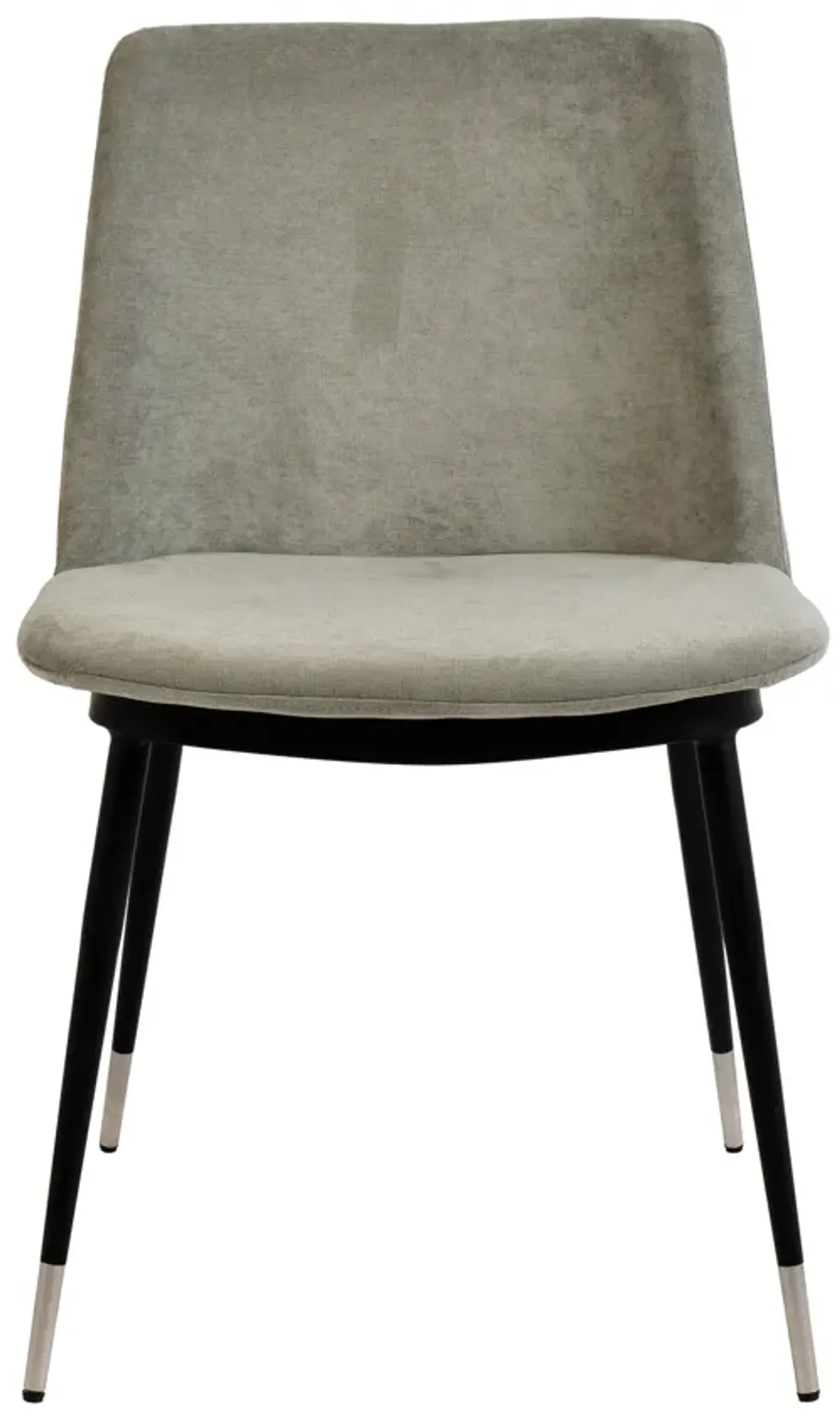 Evora Velvet Chair - Silver Legs (Set of 2)