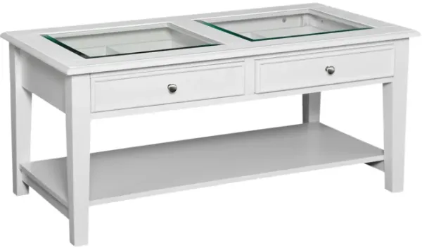 Panorama Glass-Top Coffee Table
