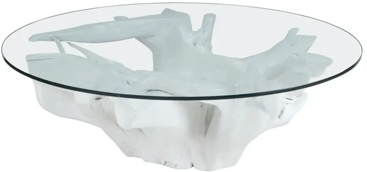 Yava Coffee Table in White