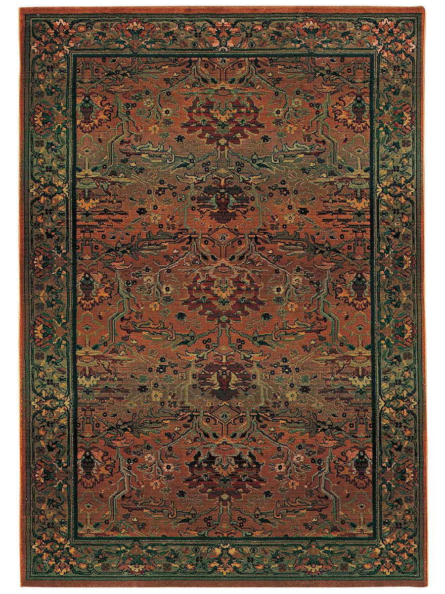 Kharma 6' Green Rug