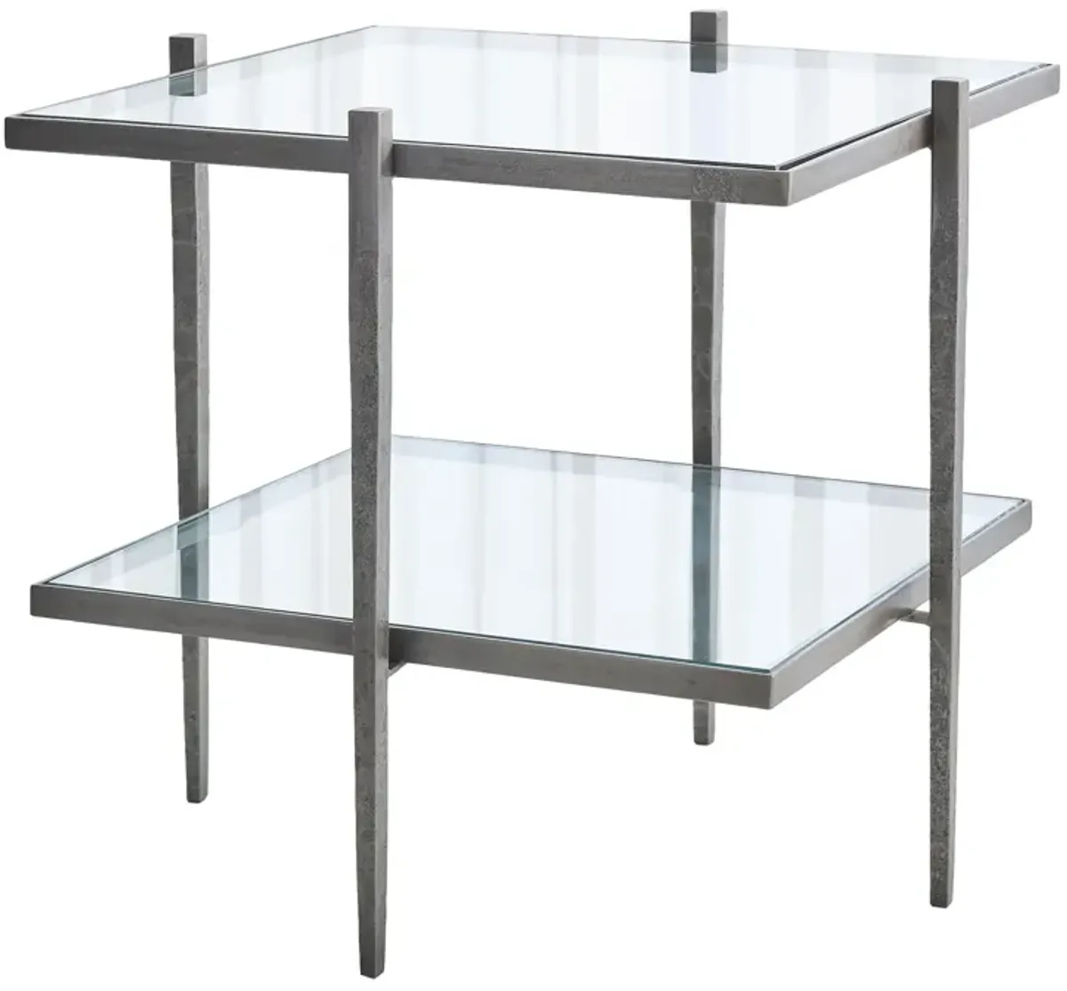 Laforge End Table- Silver