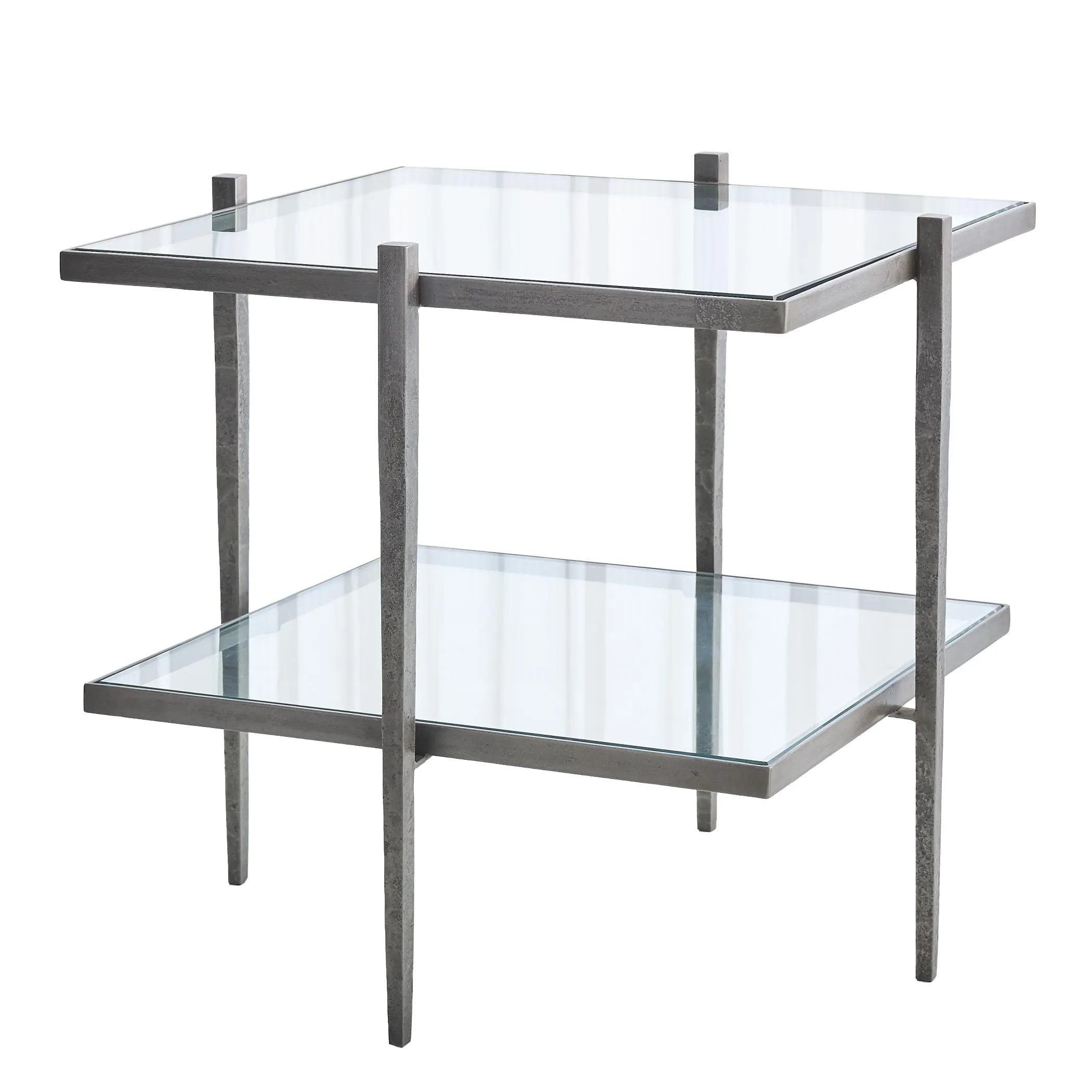 Laforge End Table- Silver