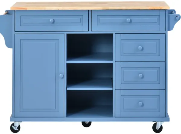 Merax Rolling Mobile Kitchen Island