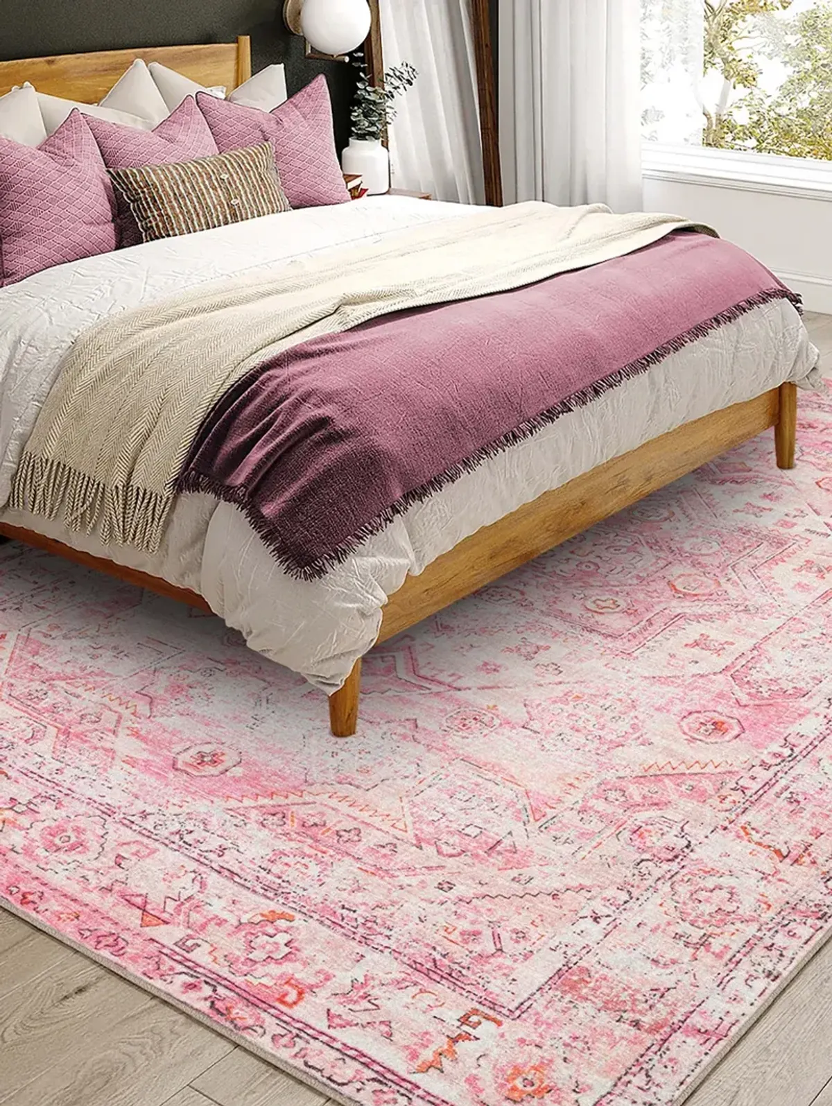 Jericho JC5 Rose 3' x 5' Rug