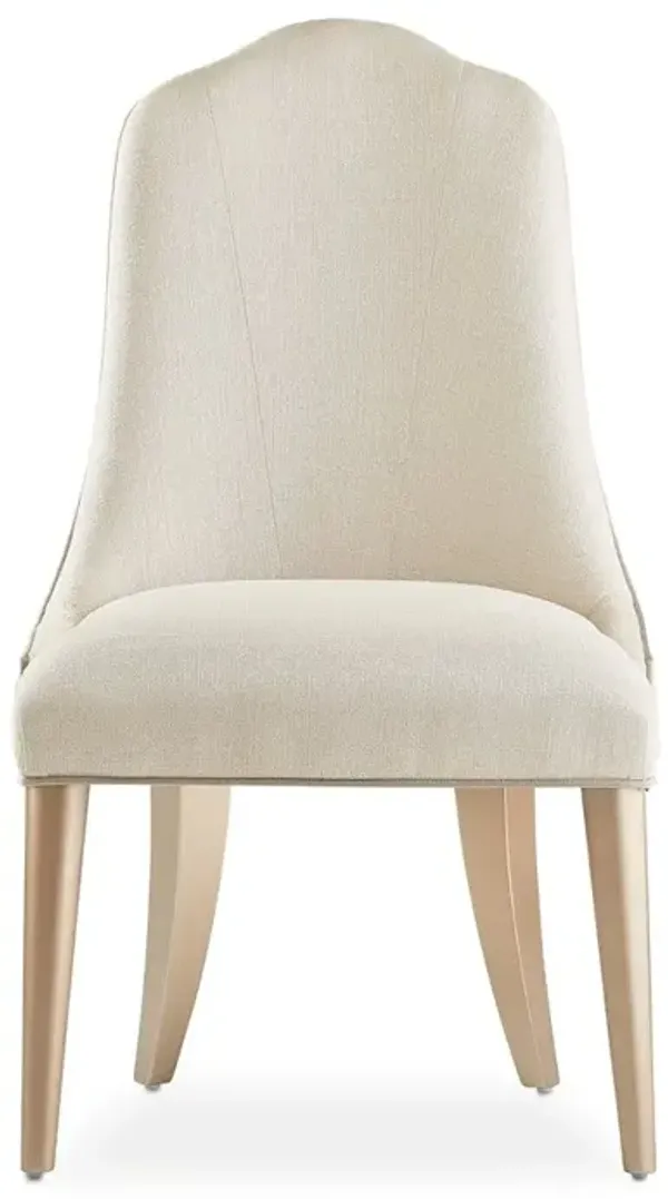 Michael Amini Malibu Crest Dining Side Chair - Chardonnay Set of 2
