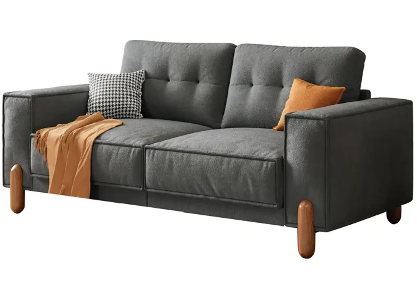 Merax Modern Upholstered Sofa Loveseat