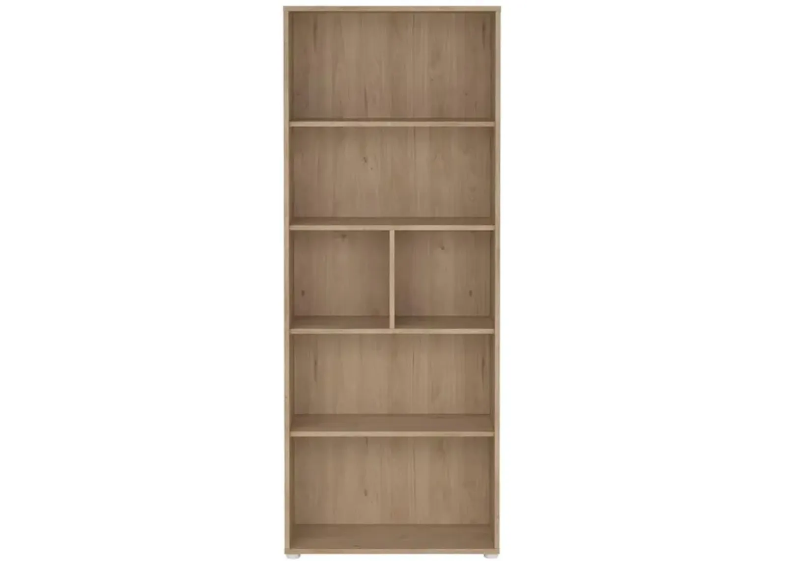 Tvilum Sign 6 Shelf Boockase, Home Office Storage, Jackson Hickory