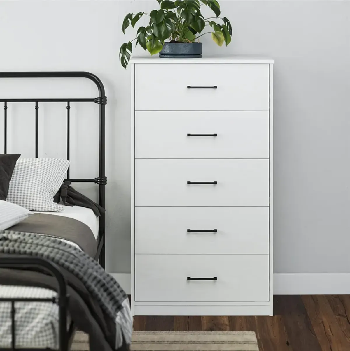 BrEZ Build Pearce Tall 5 Drawer Dresser