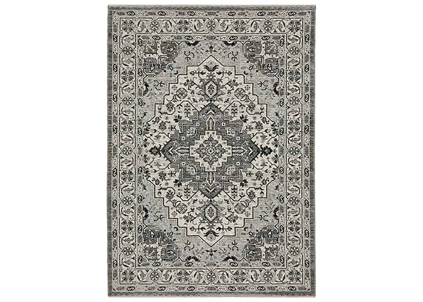 Chamberlain 2'3" x 7'6" Grey Rug