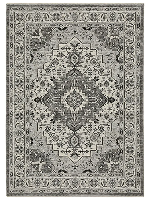 Chamberlain 2'3" x 7'6" Grey Rug
