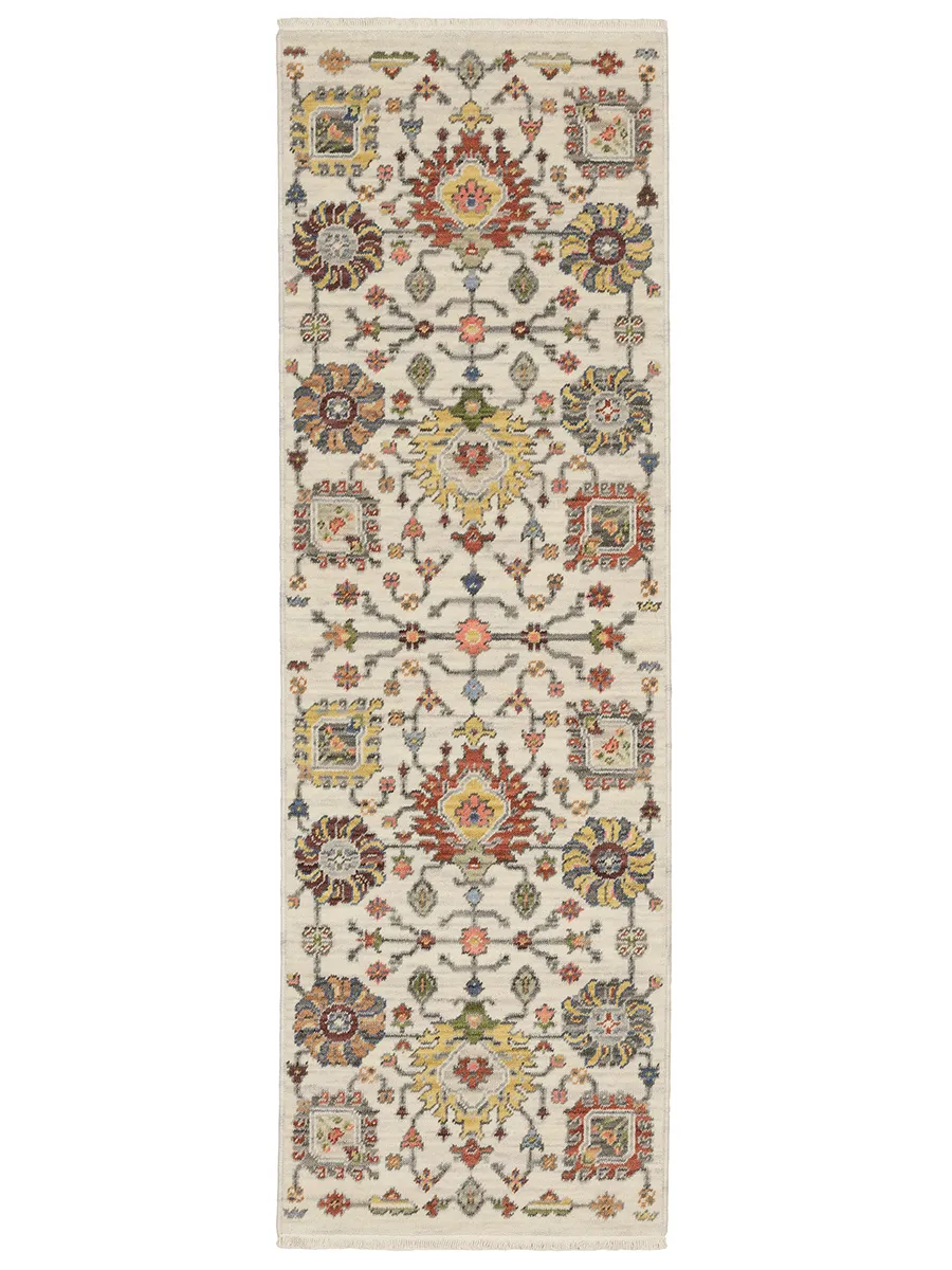 Lucca 2' x 6' Ivory Rug