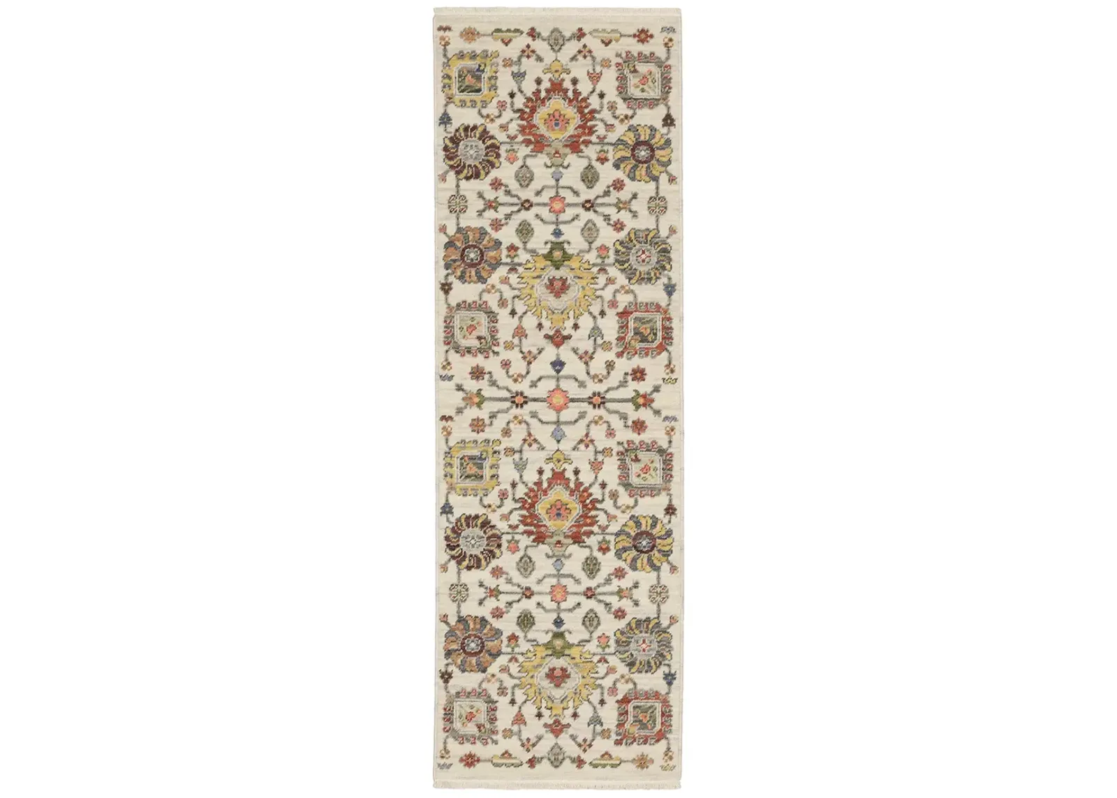 Lucca 2' x 6' Ivory Rug