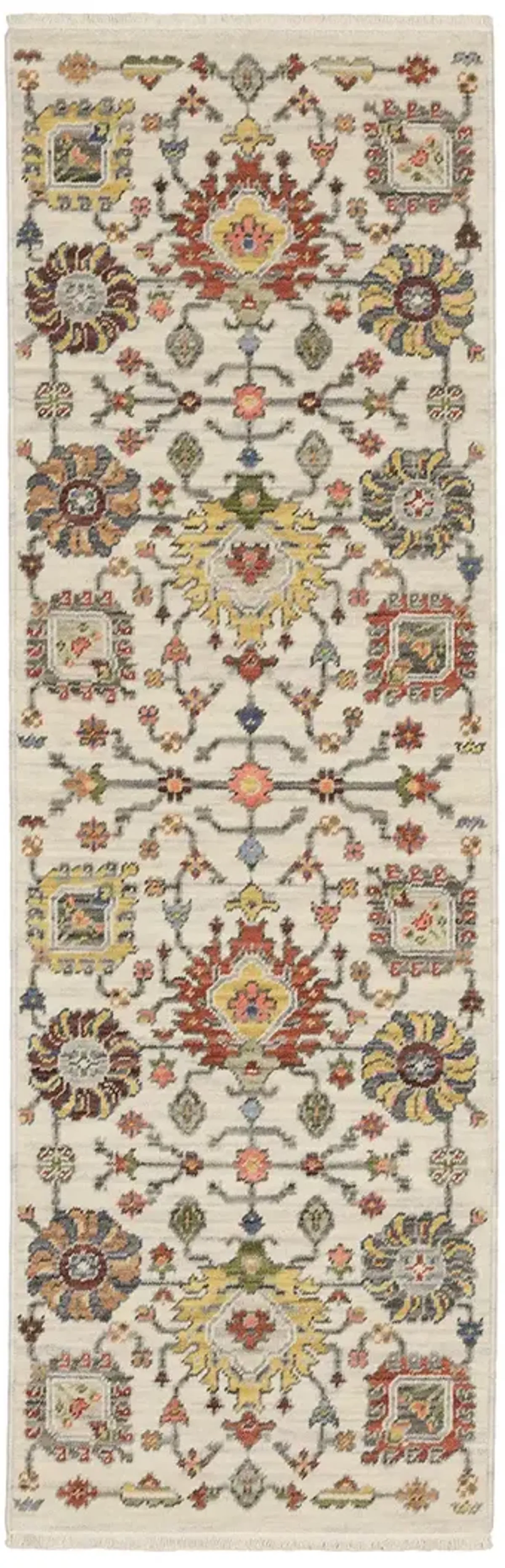 Lucca 2' x 6' Ivory Rug