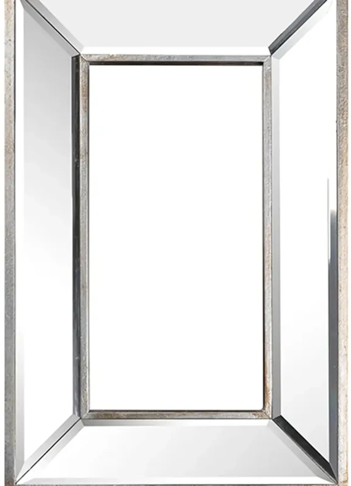 18, 14, 11 Inch Modern Accent Wall Mirror, Set of 3 Varied Shapes, Silver-Benzara