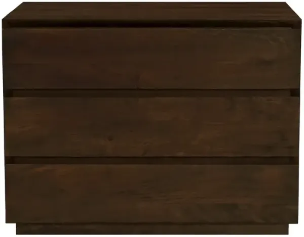 Flagstaff 3-Drawer Nightstand in Barista Brown