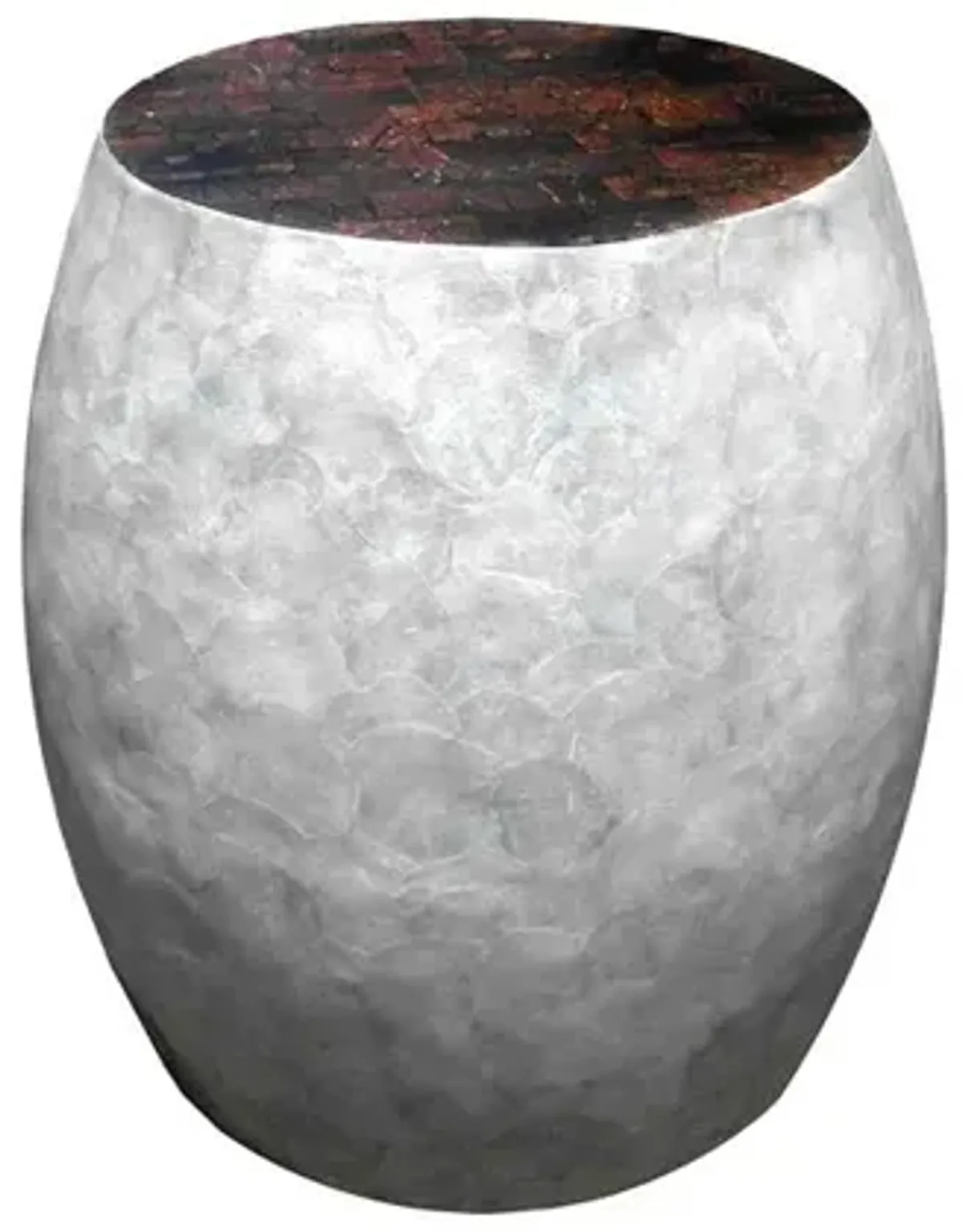 Sea Crest Shell Coco Stool