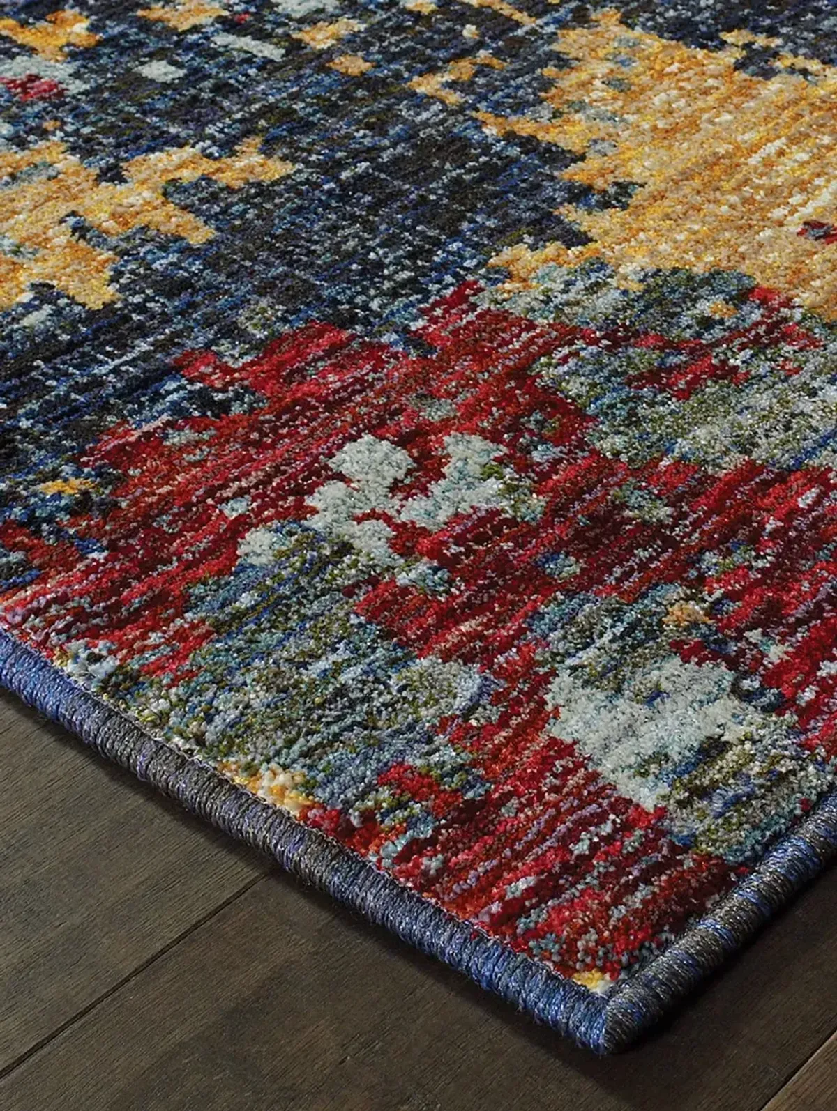 Evolution 3'3" x 5'2" Blue Rug