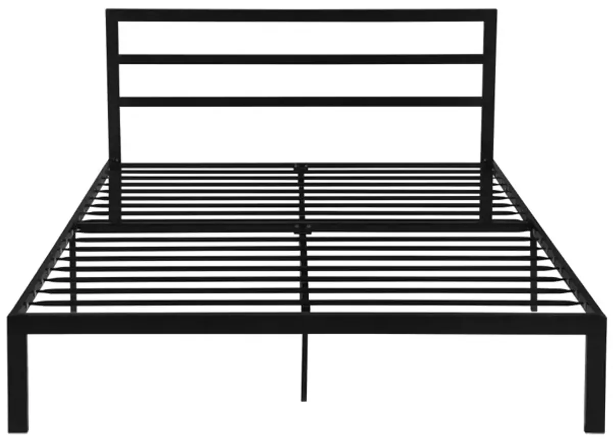 Queen Size Metal Bed Frame With Headboard