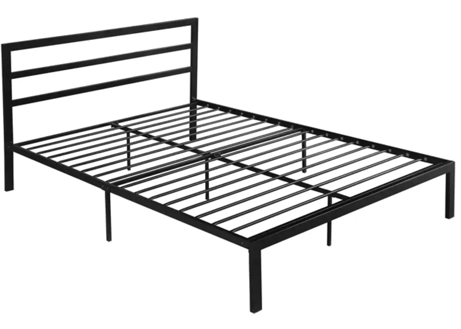 Queen Size Metal Bed Frame With Headboard