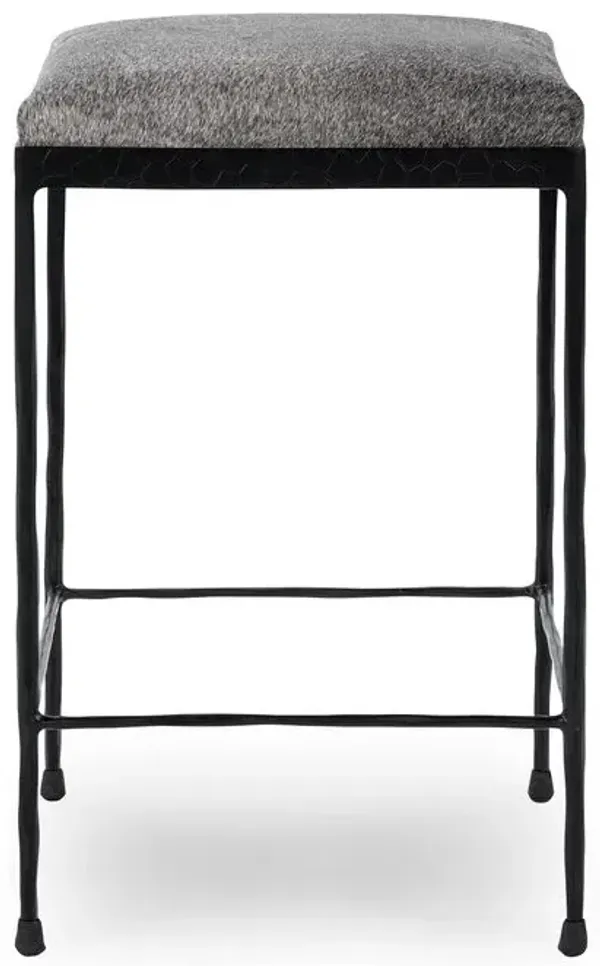Bose Hide Gray Counter Stool