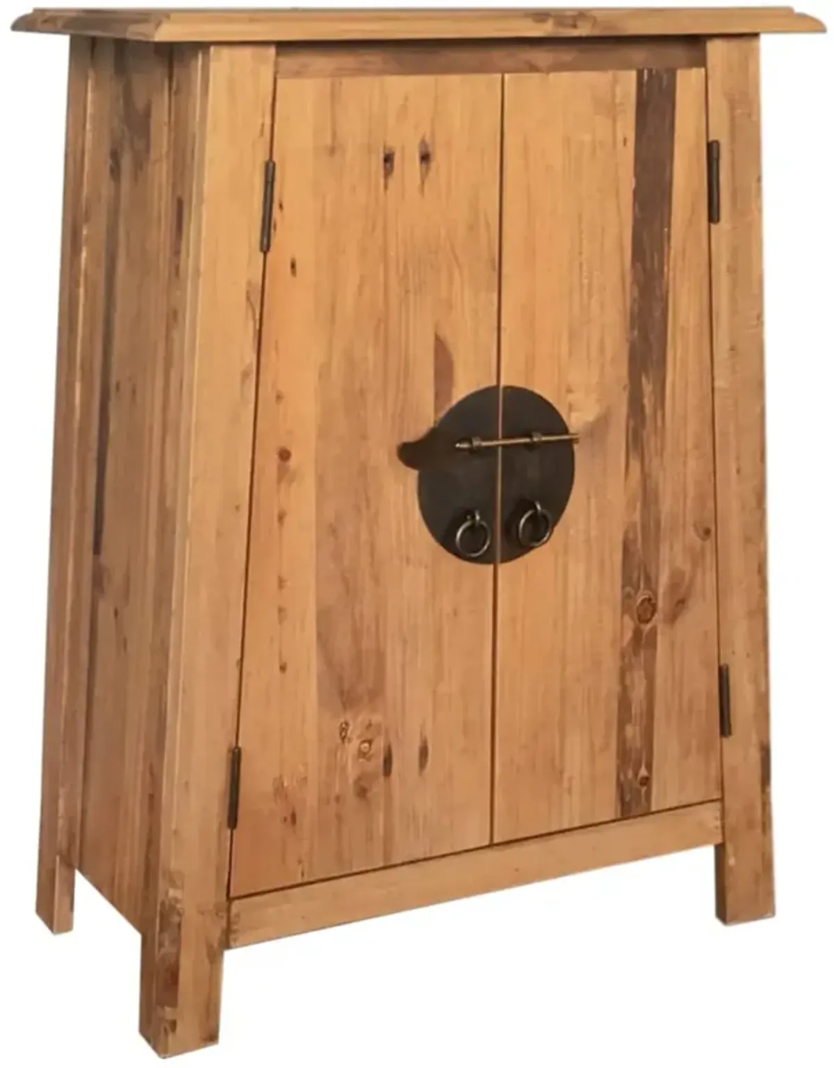 vidaXL Bathroom Side Cabinet Solid Recycled Pinewood 23.2"x12.6"x31.5"