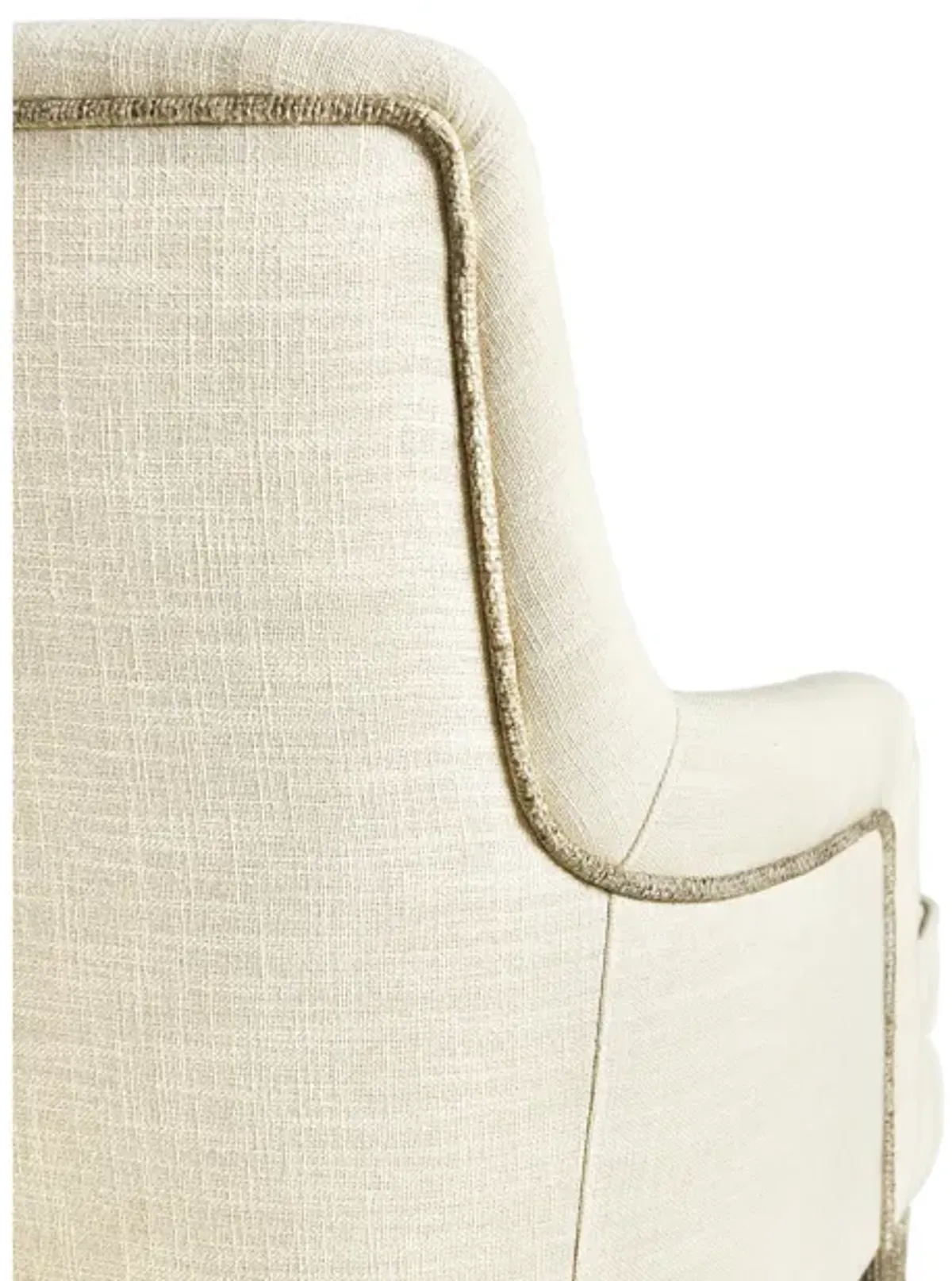 Shoal Linen & Grass Cloth Host Chair