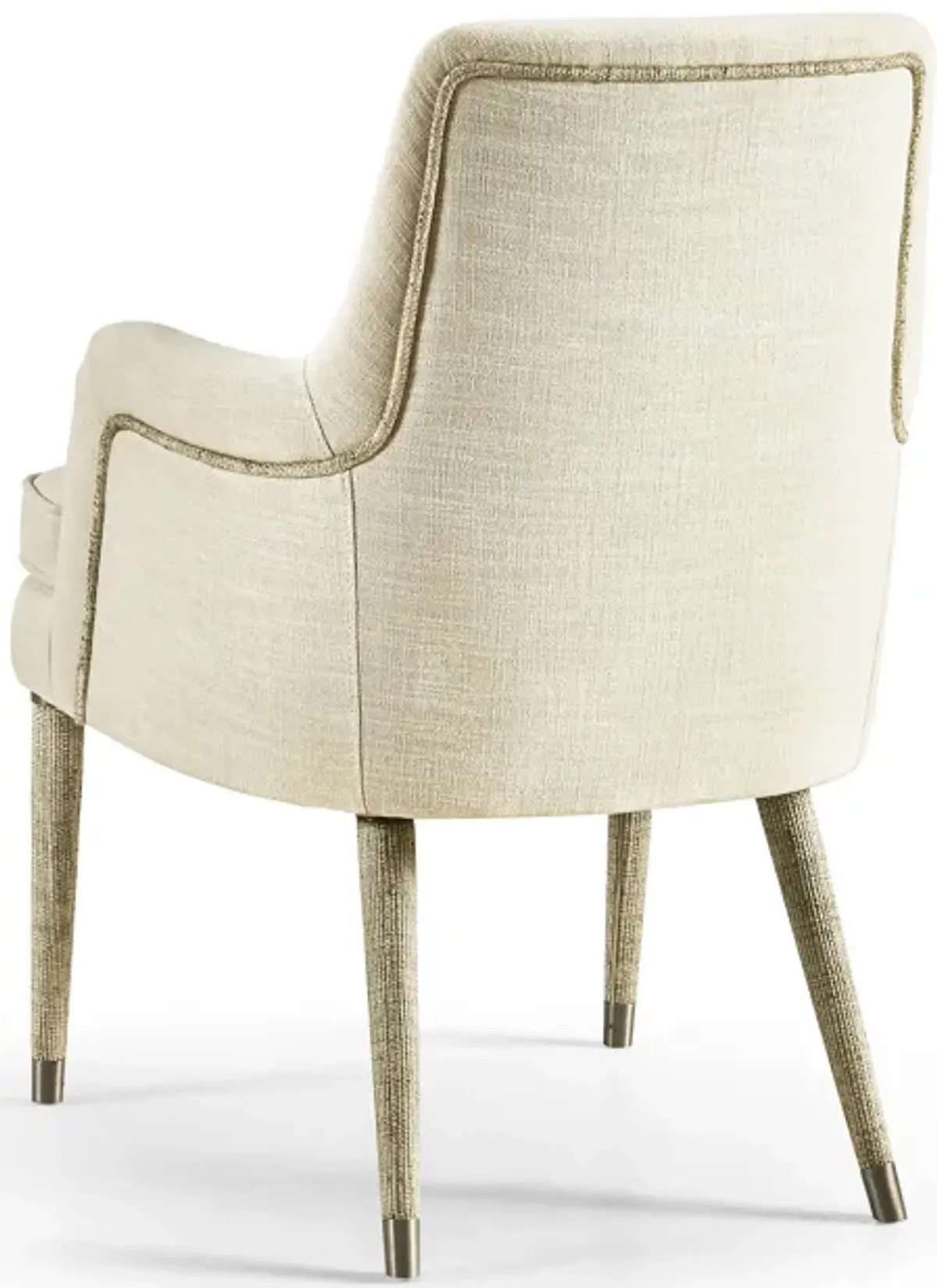 Shoal Linen & Grass Cloth Host Chair