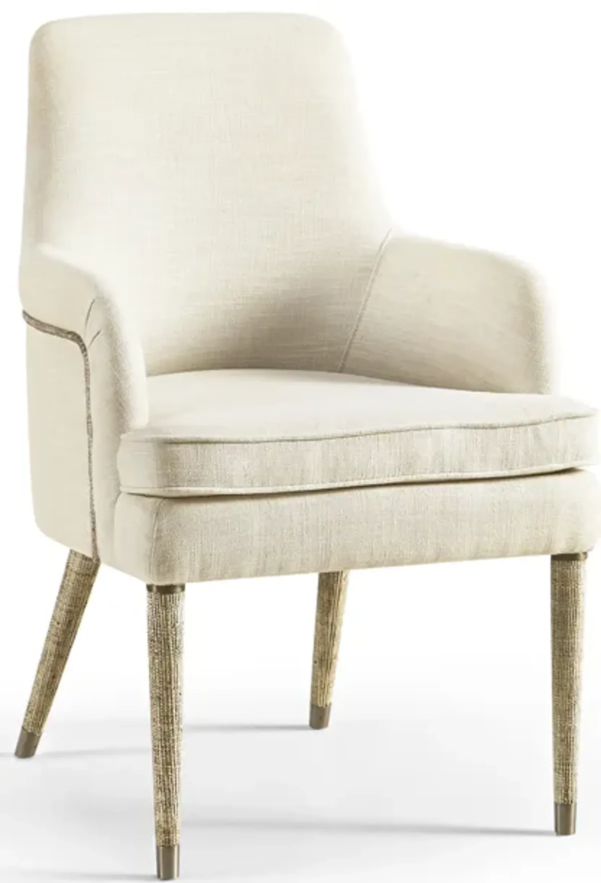 Shoal Linen & Grass Cloth Host Chair