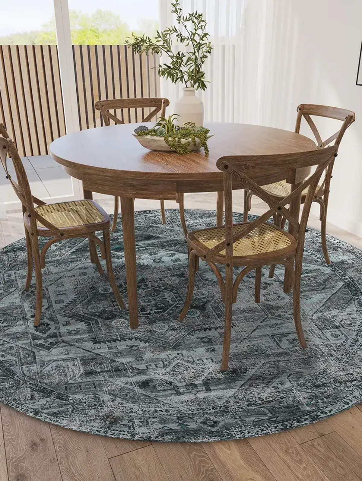 Jericho JC5 Steel 6' Rug