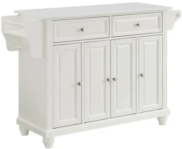 Crosley Furniture Cambridge Stone Top Full Size Kitchen Island/Cart